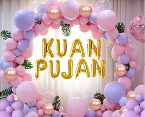 Kua pujan decoration with marigold and balloons — Panchkula