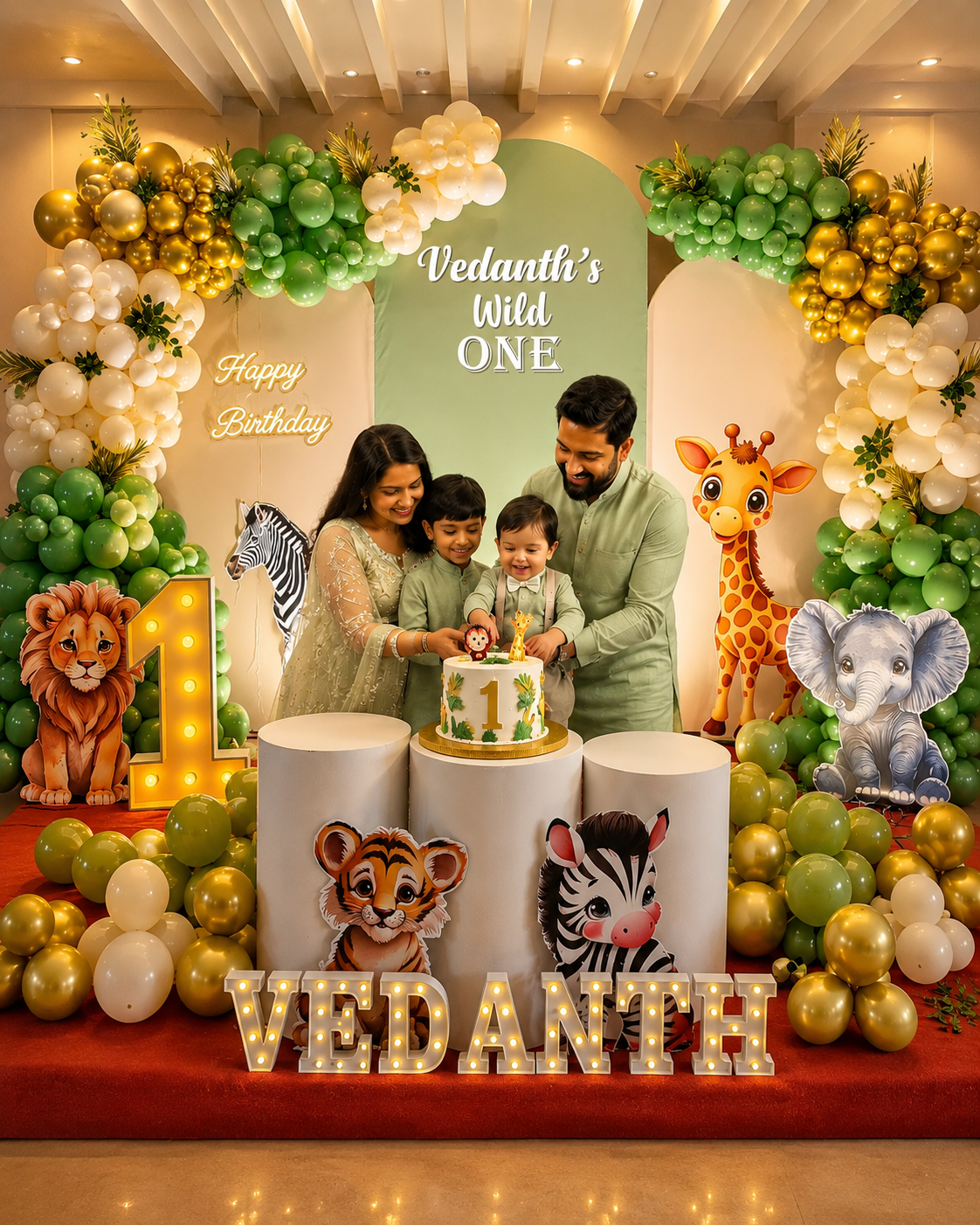 Balloon decoration setup by Balloon Decoration Mohali — Mohali