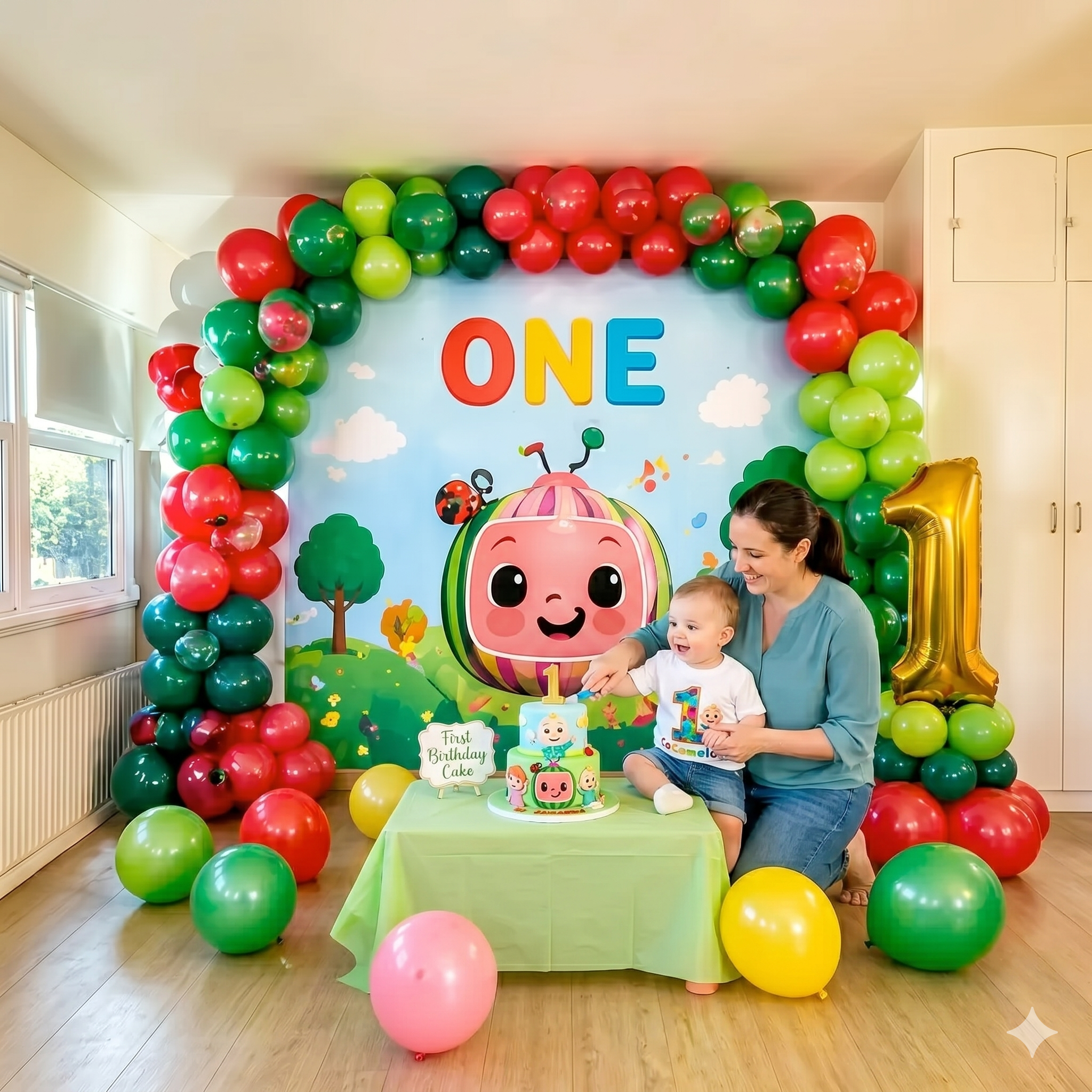 Kids theme birthday decoration
