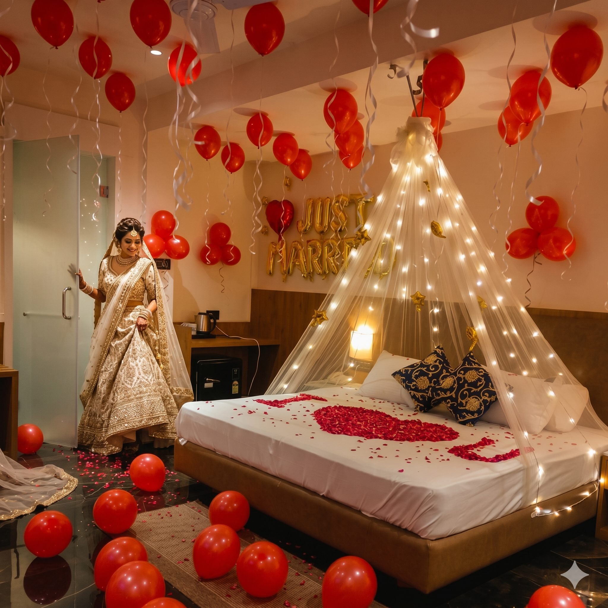 Balloon decoration setup by Balloon Decoration Mohali — New Chandigarh