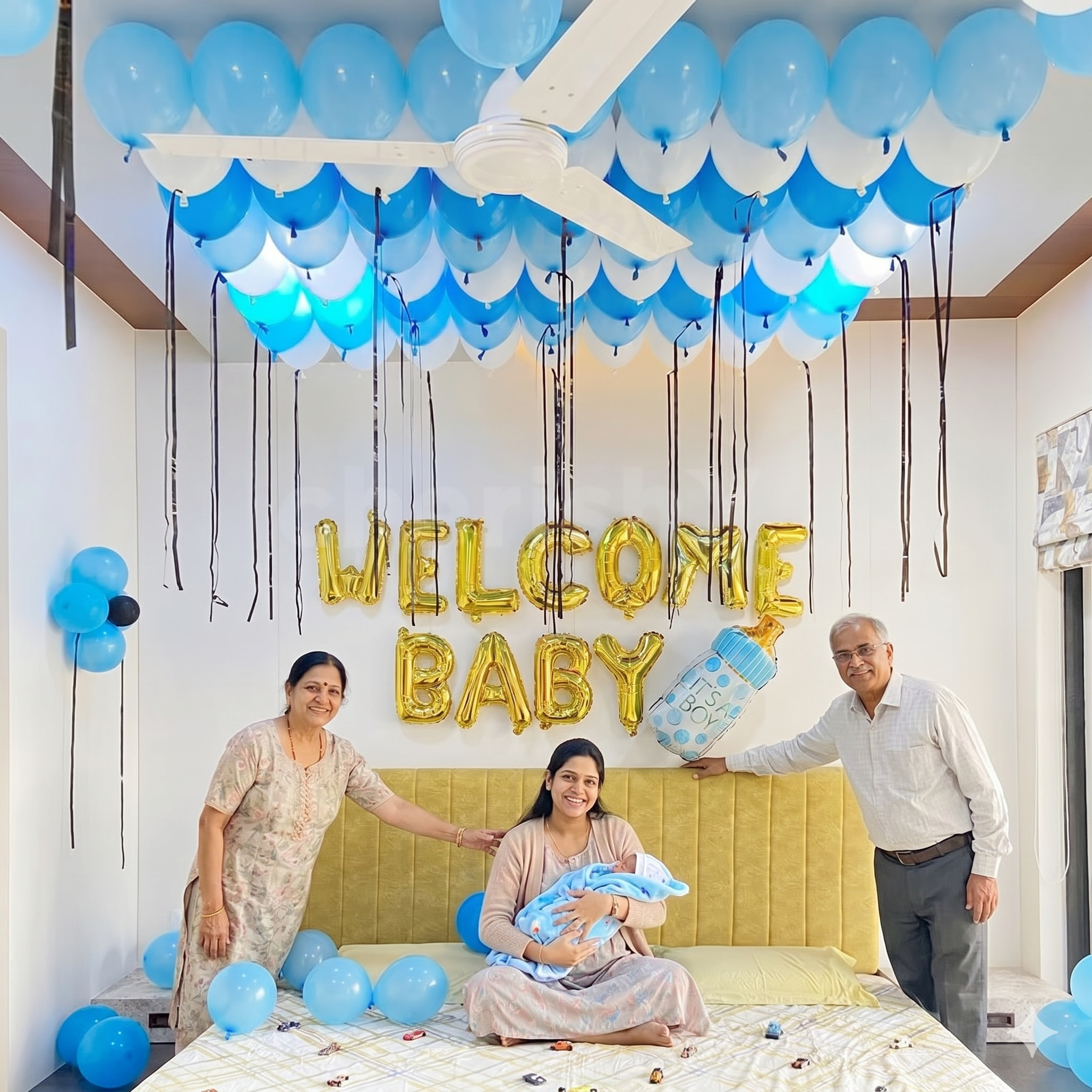 Balloon decoration setup by Balloon Decoration Mohali — Sector 79 Mohali
